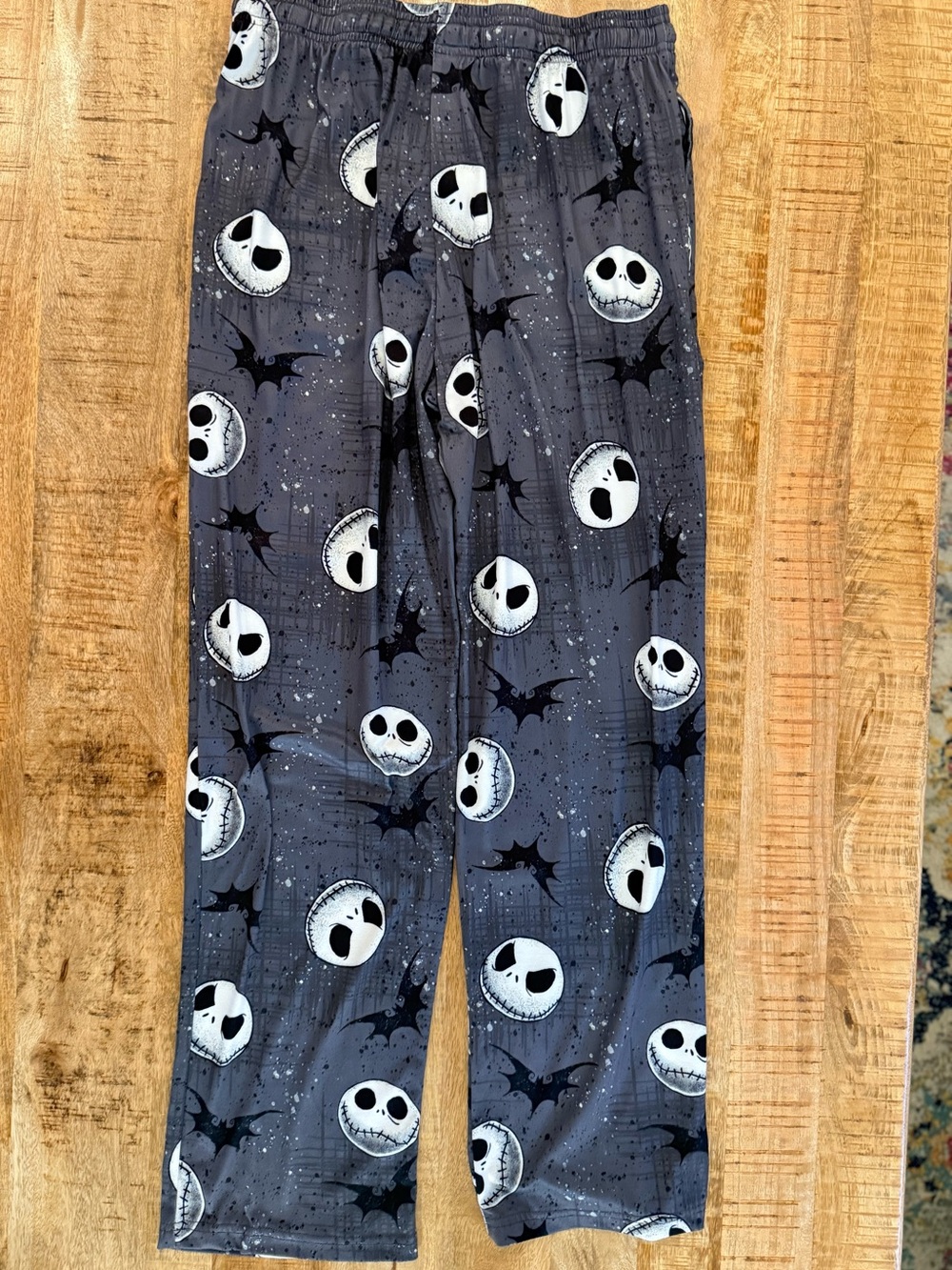 Disney Gray and White Jack Skellington Kids Pajama Pants - Picture 7 of 10